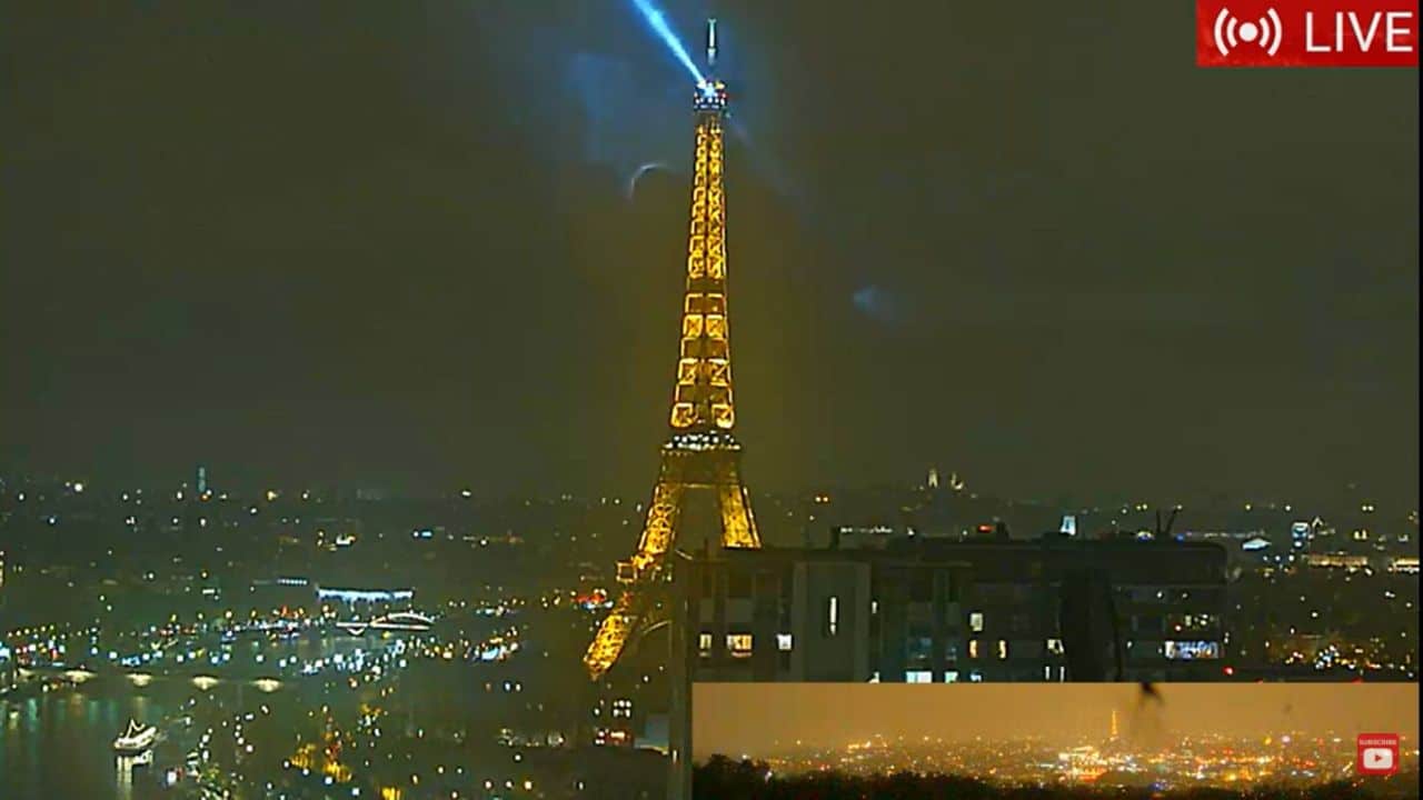 Eiffel Tower Webcam – Paris, France
