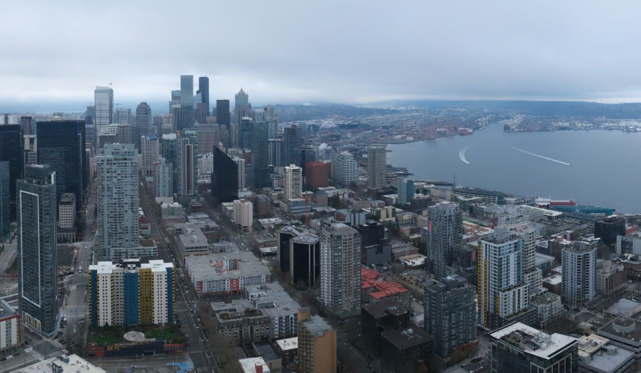 Seattle Space Needle Webcam Live PanoCam View, WA