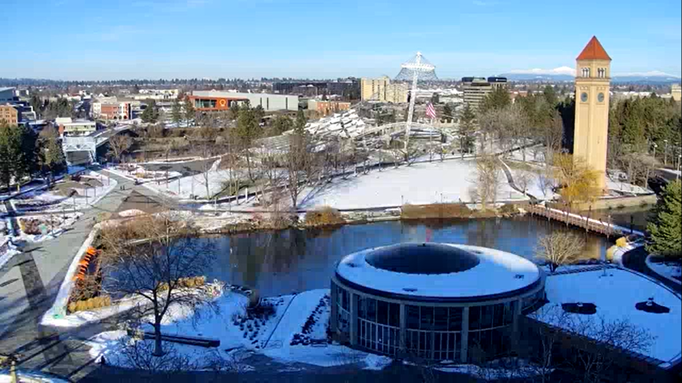 Downtown Spokane, Washington Live Webcam Live Beach Cam