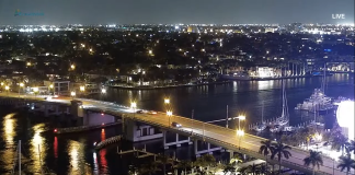 Las Olas Intracoastal promenade Park Live Webcam