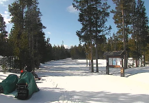 Rendezvous Ski Trail Live Webcam - West Yellowstone