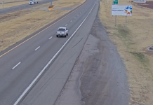 Welcome To Oklahoma Sign Live Webcam, Interstate 40 Texola