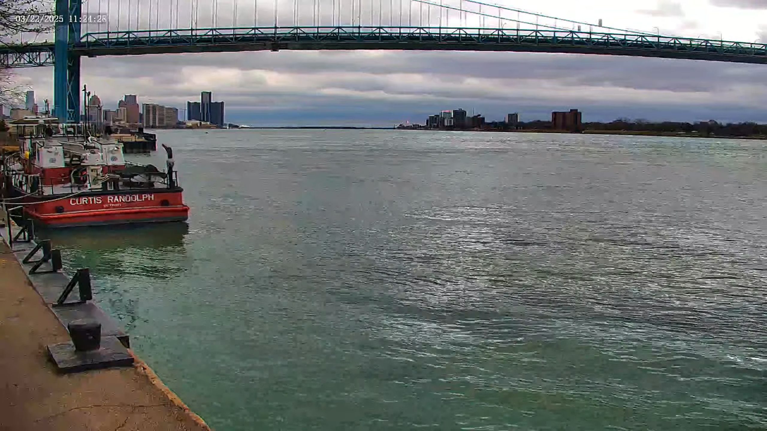 Ambassador Bridge Cam, Detroit Canada Entry Point