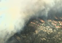 Laguna Niguel Wildfires Live Video Orange County, California