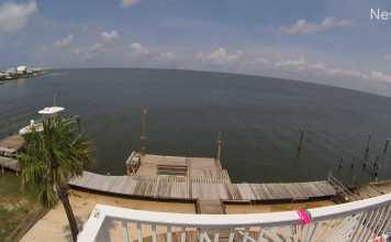 Sol Mate Beach House Live Webcam, Dauphin Island Alabama