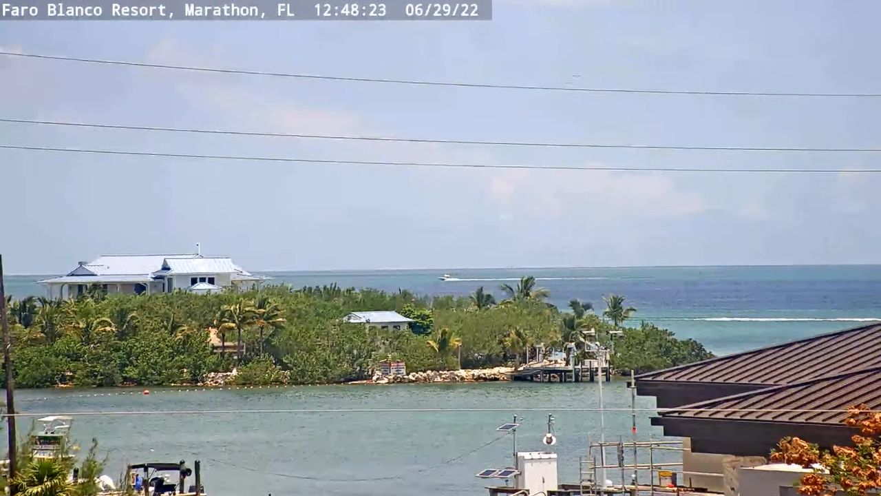 Live Webcam Faro Blanco Resort – Marathon, Florida