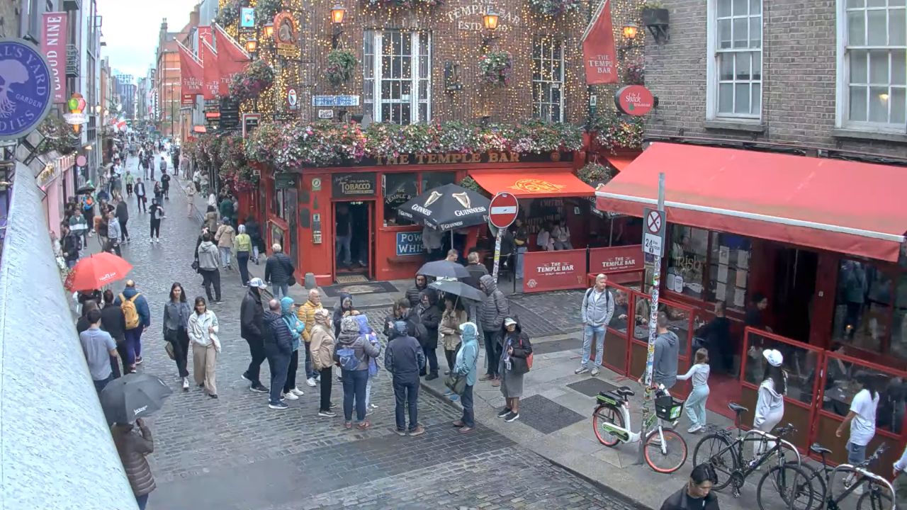 Temple Bar Webcam, Dublin | Live Music | Live Video