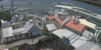 Destin Harbor Boardwalk - Emerald Green Webcam