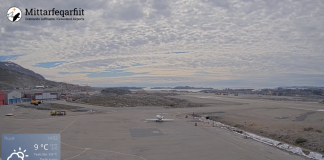 Nuuk Airport Live Webcam - North/south Views