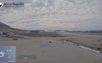 Nuuk Airport Live Webcam - North/south Views