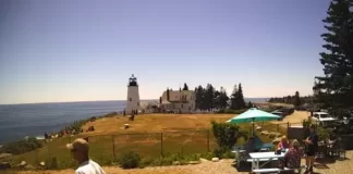 Pemaquid Point Lighthouse Webcam, Bristol Me