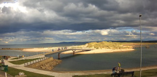 Lossiemouth East Beach Bridge Webcam