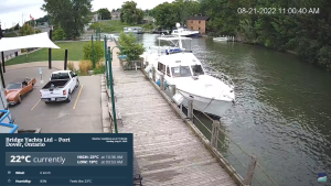 Port Dover Webcam | Riverfront Park - Ontario, Canada