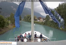 Webcam Thun - Thunersee - Dampfschiff Blümlisalp