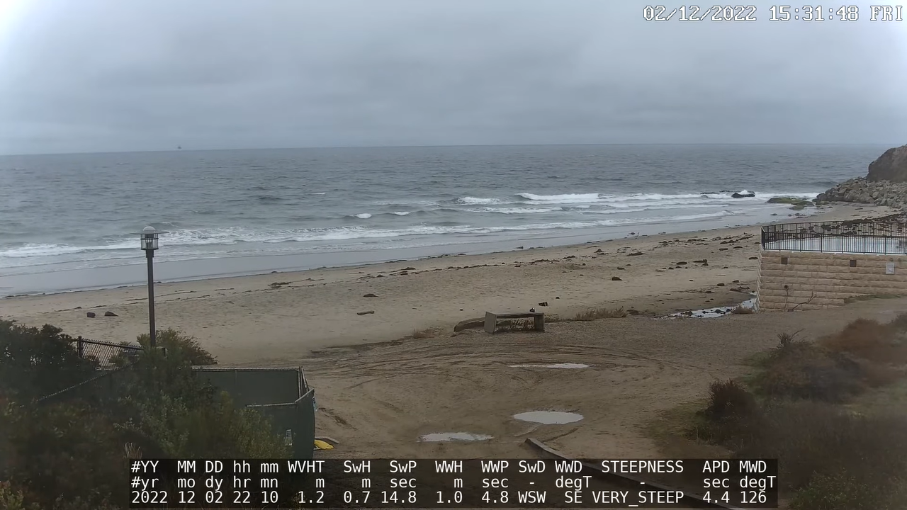 Campus Point Surf Cam Isla Vista, CA Beach Live Beach Cam