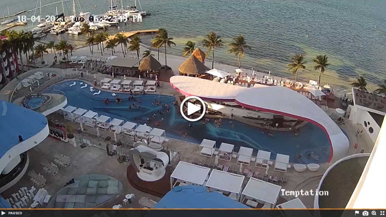Temptation Cancun Resort Live Webcam – Mexico