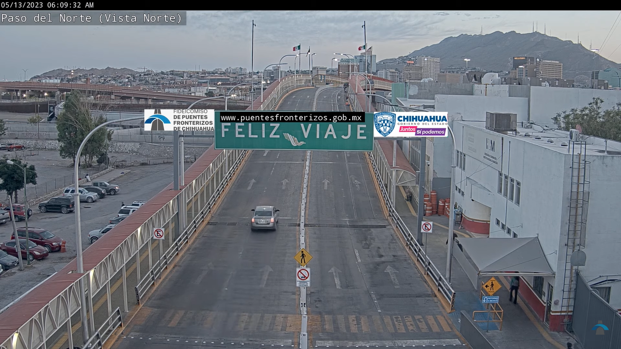 Paso del Norte International Bridge Live Webcam