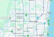 Map Boca Raton Florida