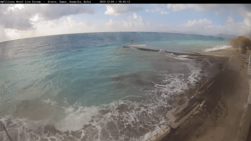 Amfillssos Hotel | Balos | Samos, Greece Live Webcam