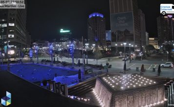 Campus Martius Webcam - Park - Detroit Michigan
