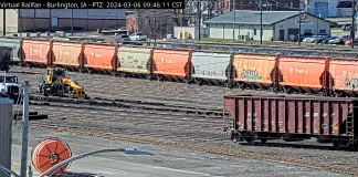 Burlington Iowa Webcam Virtual Railfan Live Video