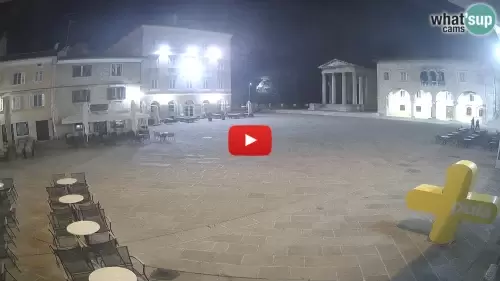 New Croatia Forum Square Live Stream Cam, Pula