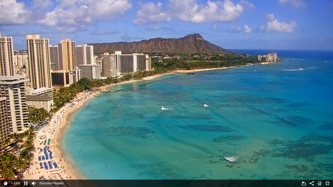 Waikiki Sheraton Webcam Live Streaming HD | Hawaii