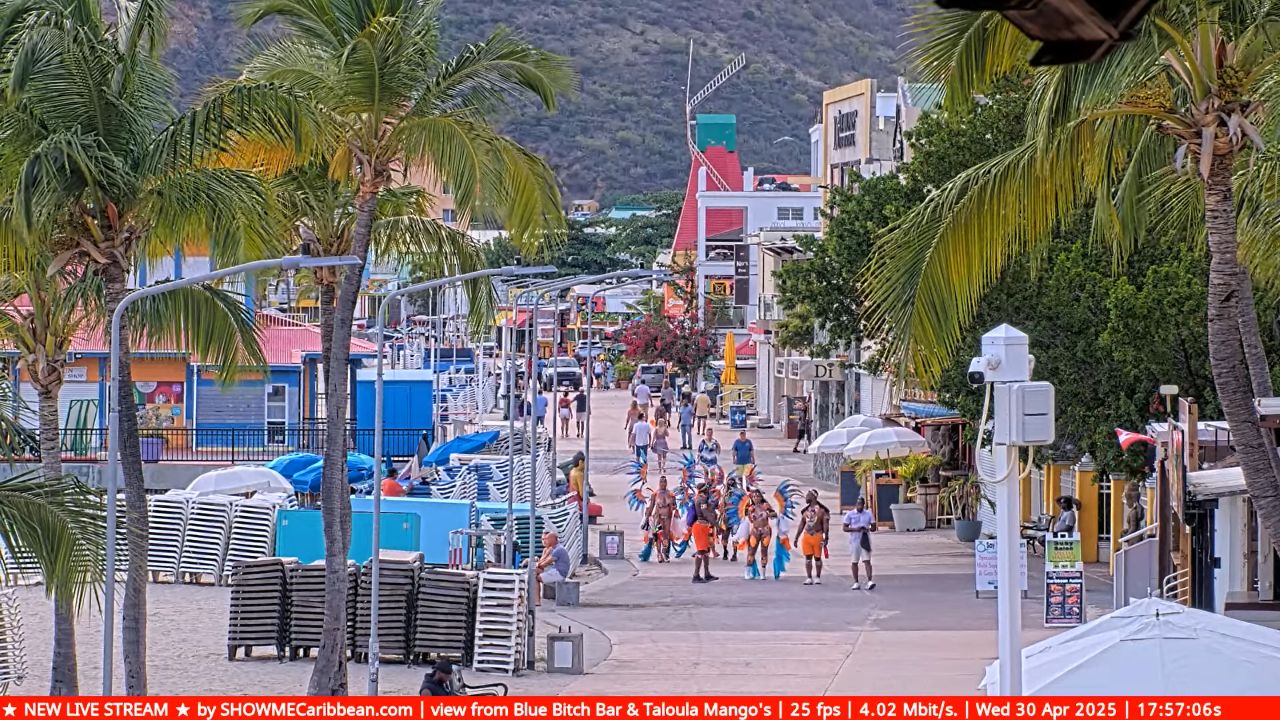 Sint Maarten – Philipsburg Beach – Live HD Video Cam