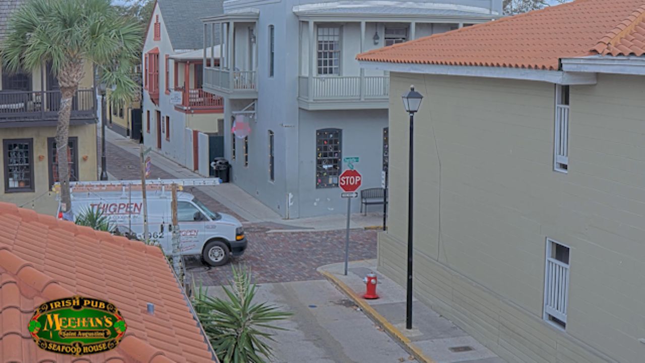 Live Webcam Lucky’s Lookout Downtown St. Augustine, FL