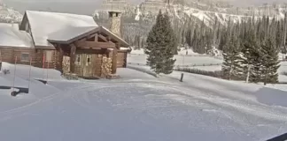 Brooks Lake Lodge wyoming webcam