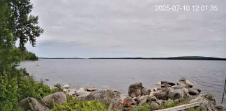 East Grand Lake Webcam - Danforth, Maine