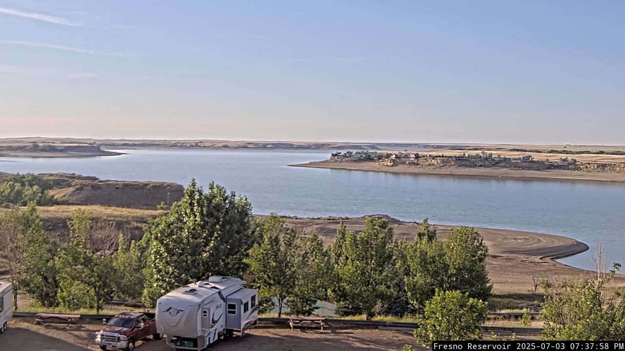 Fresno Reservoir Webcam – Havre, Montana, USA