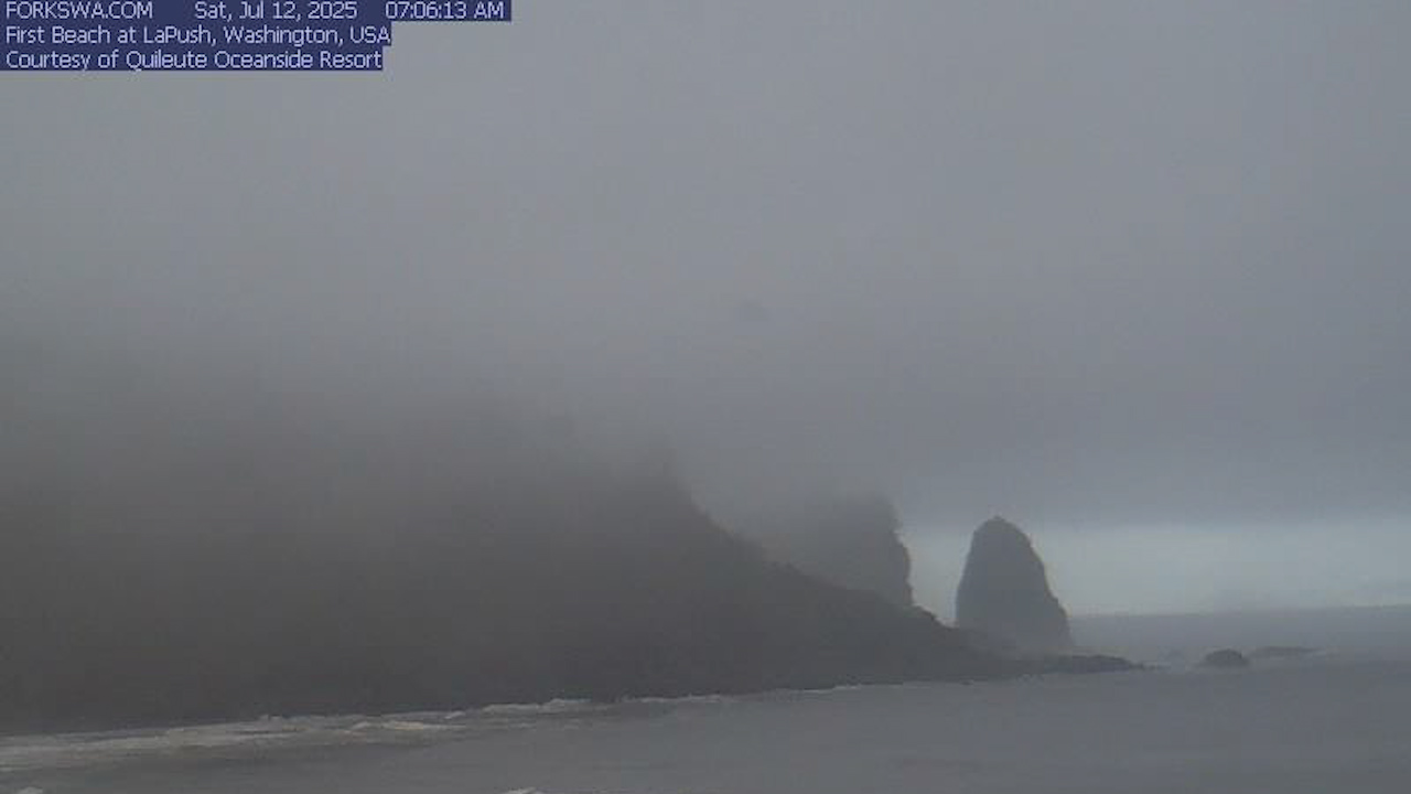 Live Webcam First Beach – La Push, Washington