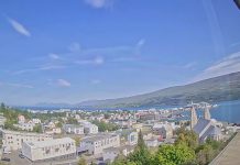 Live Webcam Akureyri, Iceland - Rósenborg Centre
