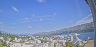 Live Webcam Akureyri, Iceland - Rósenborg Centre