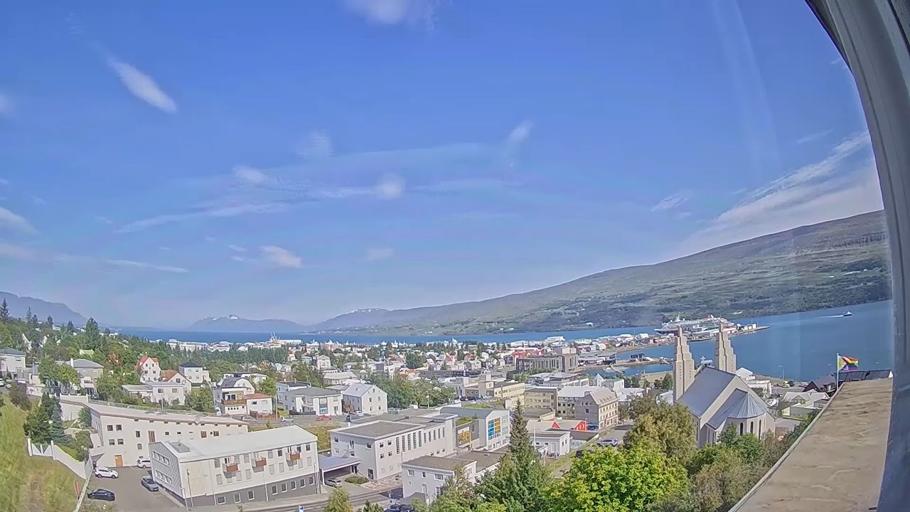 Live Webcam Akureyri, Iceland – Rósenborg Centre