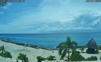 Live Webcam Buccanos Beach Club - Cozumel, Mexico