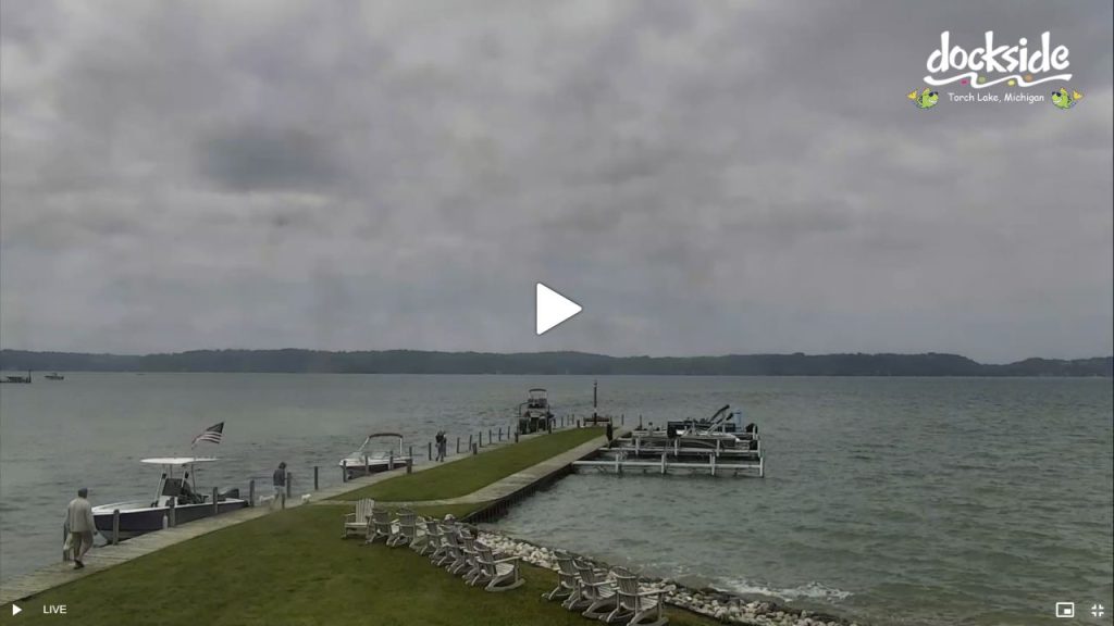 Live Webcam Dockside Torch Lake -