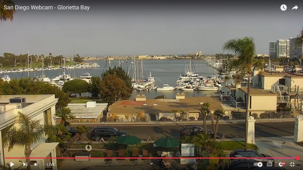 Glorietta Bay Inn Webcam - San Diego, California