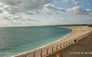 Live Webcam Chesil Beach - Portland, Dorset, England, Uk