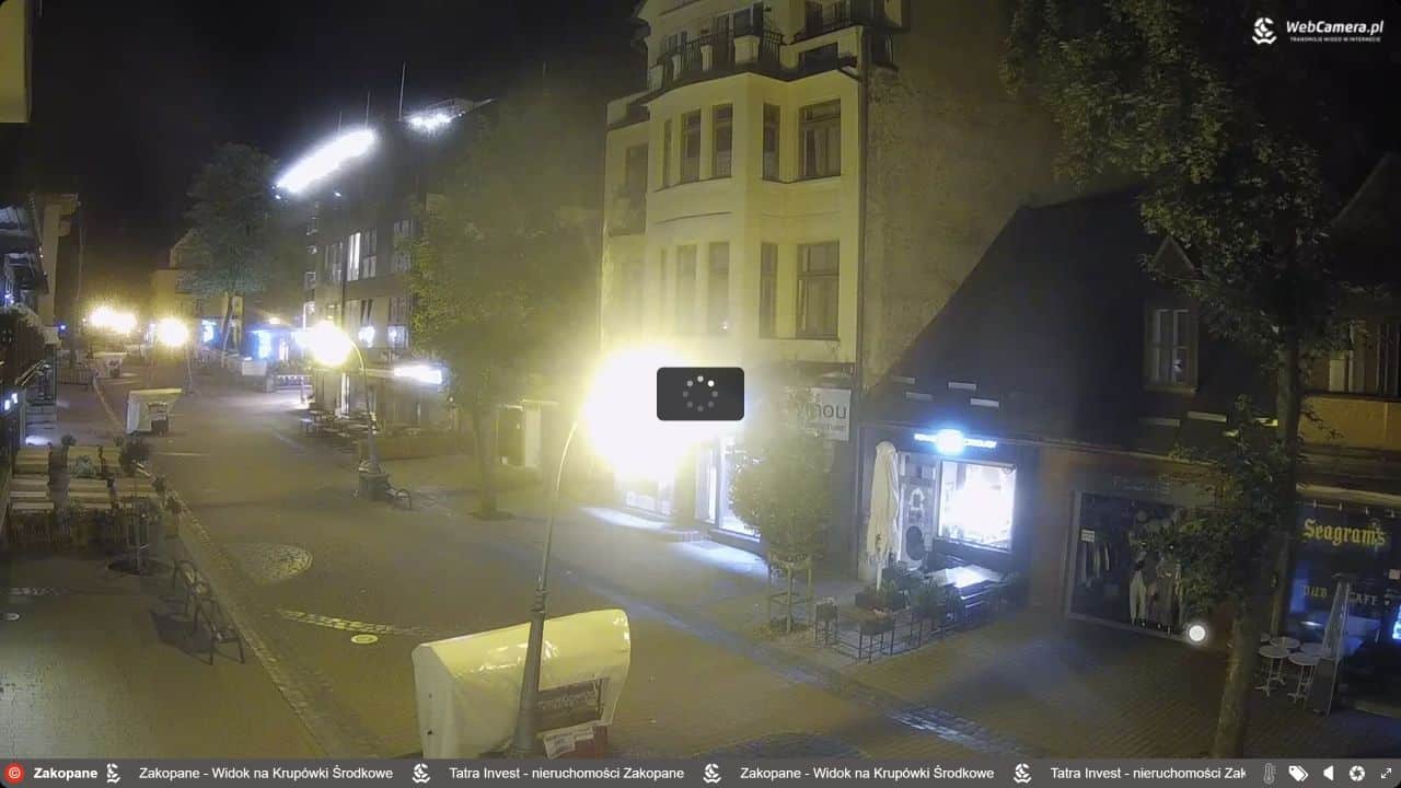 Live Webcam Krupowki Street – Zakopane, Poland