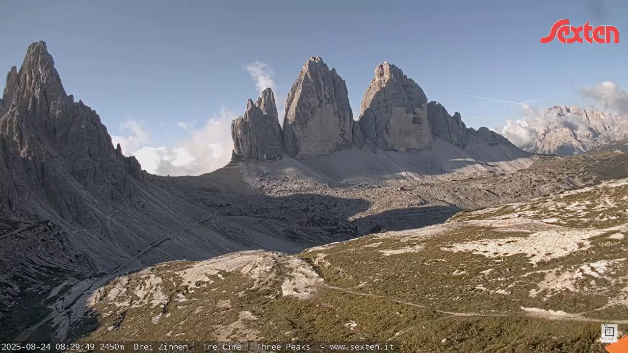 Live Webcam Tre Cime di Lavaredo – 3 Zinnen Dolomites