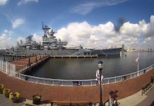 Live Webcam Battleship New Jersey - Camden, Nj