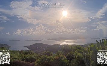 Live Webcam Coconuts Villa - Gifft Hill, St John, Usvi