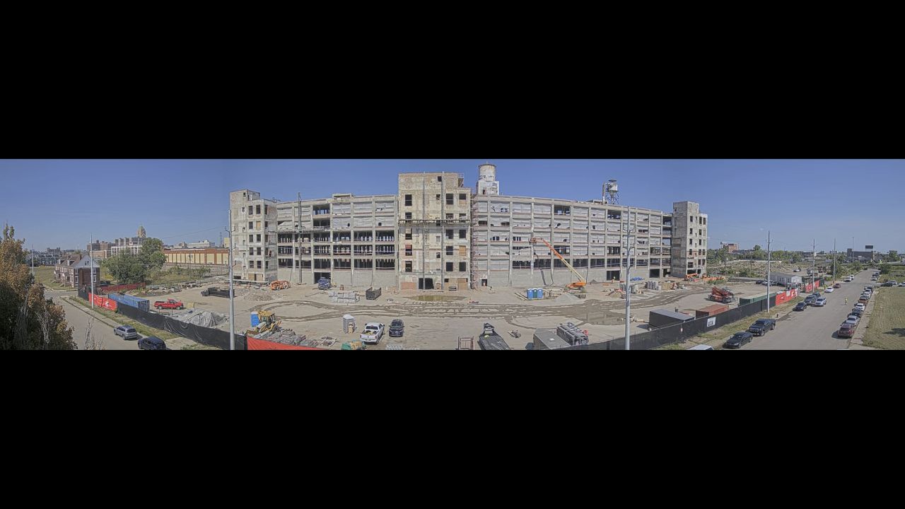 Live Webcam Detroit, Michigan – Packard Automotive Plant 