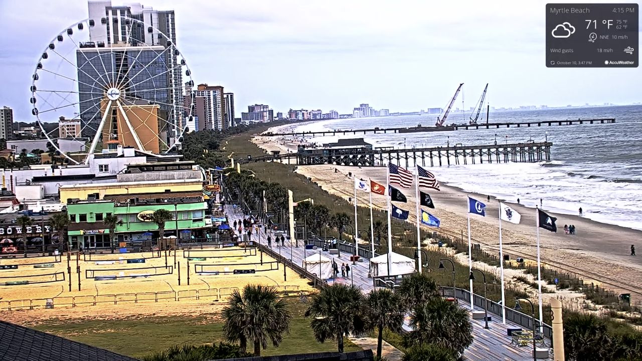 Myrtle Beach Boardwalk Live Webcam – South Carolina, USA