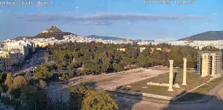 The Athens Gate Hotel Live Webcam - Athens, Greece